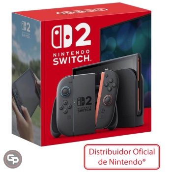 Consola Nintendo Switch 2 con controles Joy-Con 2 y pantalla 4K